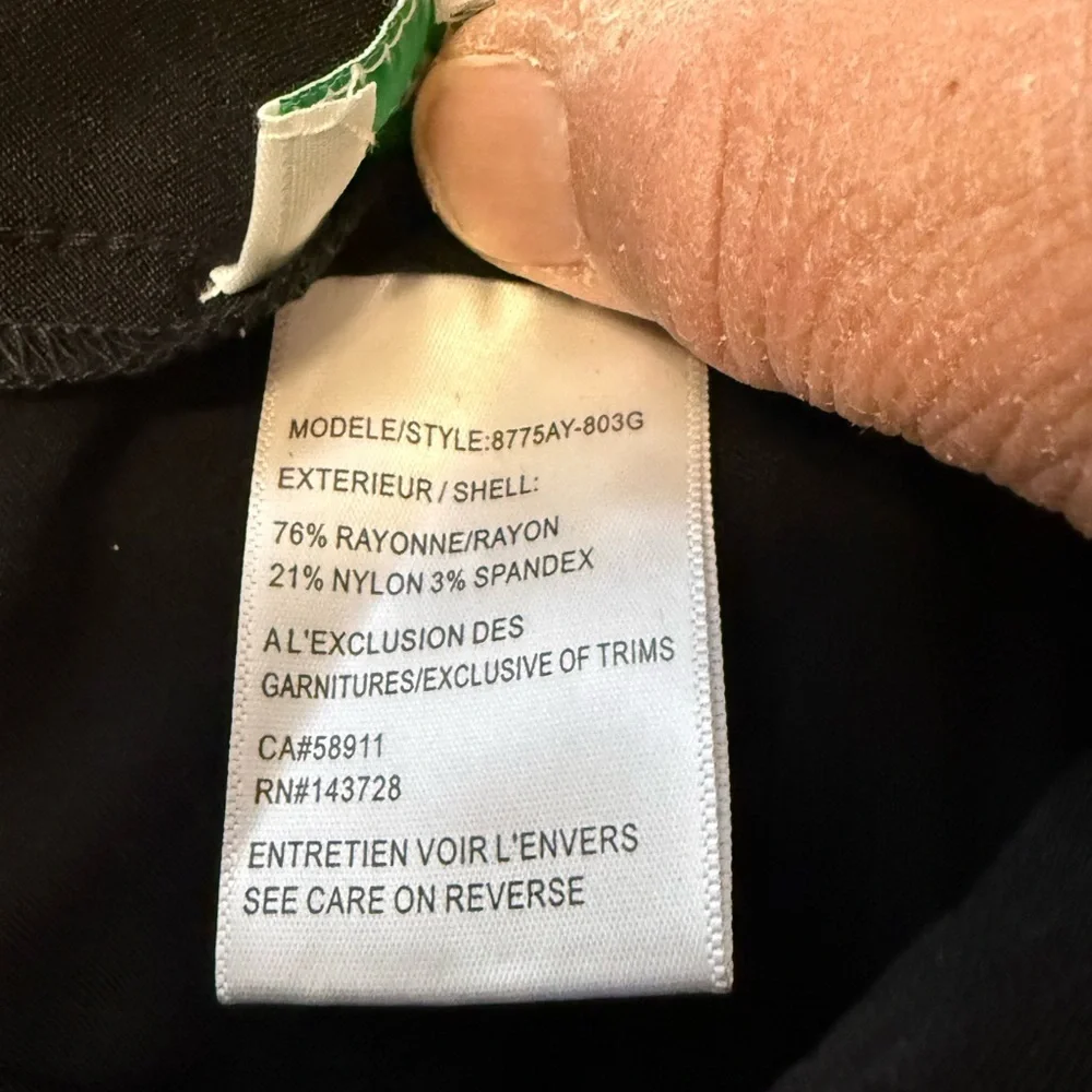 Coconut Row Palm Beach Women's Black Bermuda Shorts NWT 6 - Picture 5 of 8